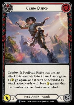Crane Dance (Red) (Rainbow Foil) - Crucible of War - Unlimited (Rare) [CRU057]