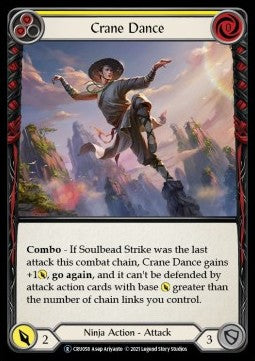 Crane Dance (Yellow) (Normal) - Crucible of War - Unlimited (Rare) [CRU058]