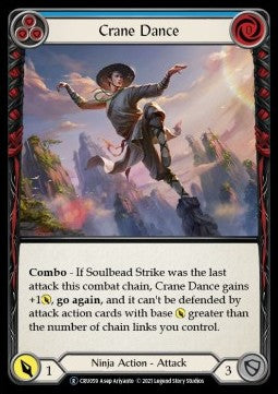 Crane Dance (Blue) (Normal) - Crucible of War - Unlimited (Rare) [CRU059]