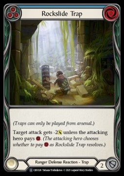 Rockslide Trap (Normal) - Crucible of War - Unlimited (Rare) [CRU128]
