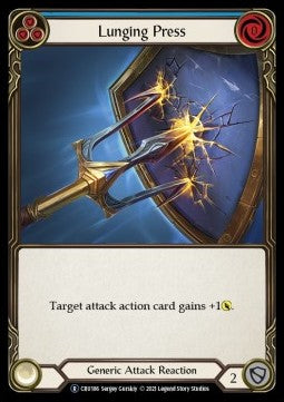 Lunging Press (Normal) - Crucible of War - Unlimited (Rare) [CRU186]