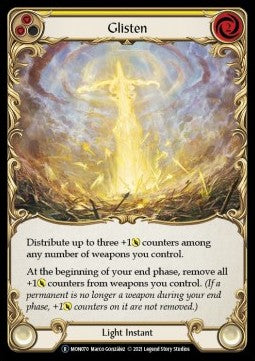 Glisten (Yellow) (Normal) - Monarch - Unlimited (Rare) [MON070]