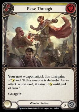 Plow Through (Yellow) (Normal) - Monarch - Unlimited (Rare) [MON114]