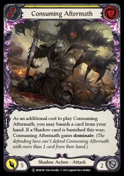 Consuming Aftermath (Yellow) (Normal) - Monarch - Unlimited (Rare) [MON196]