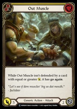 Out Muscle (Yellow) (Normal) - Monarch - Unlimited (Rare) [MON249]