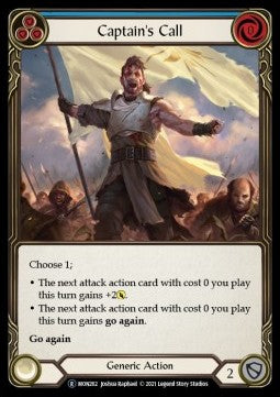 Captain's Call (Blue) (Rainbow Foil) - Monarch - Unlimited (Rare) [MON262]