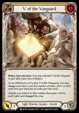V of the Vanguard (Normal) - Monarch - Boltyn Blitz Deck (Rare) [009]