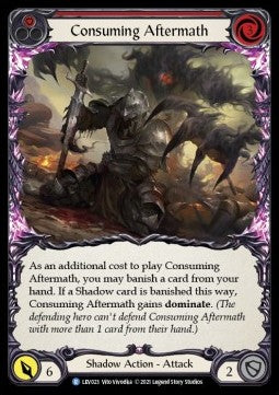 Consuming Aftermath (Red) (Normal) - Monarch - Levia Blitz Deck (Rare) [023]