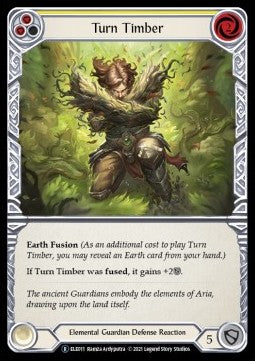 Turn Timber (Yellow) (Normal) - Tales of Aria - Unlimited (Rare) [ELE011]