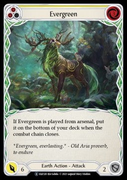 Evergreen (Yellow) (Normal) - Tales of Aria - Unlimited (Rare) [ELE120]