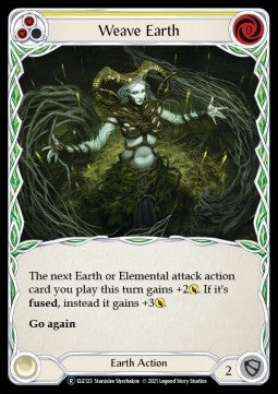 Weave Earth (Yellow) (Normal) - Tales of Aria - Unlimited (Rare) [ELE123]