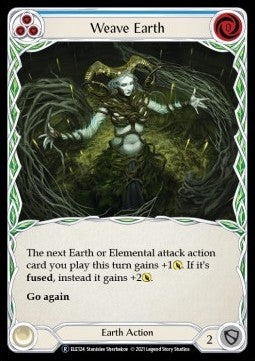 Weave Earth (Blue) (Normal) - Tales of Aria - Unlimited (Rare) [ELE124]