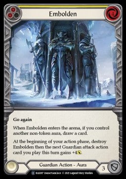 Embolden (Yellow) (Normal) - Tales of Aria - Unlimited (Rare) [ELE207]