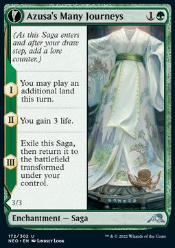 Azusa's Many Journeys // Likeness of the Seeker - Kamigawa: Neon Dynasty (Uncommon) [172]