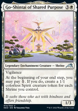 Go-Shintai of Shared Purpose - Kamigawa: Neon Dynasty (Uncommon) [14]