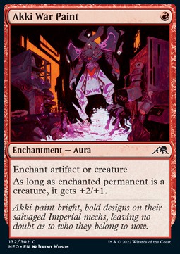 Akki War Paint - Kamigawa: Neon Dynasty (Common) [132]