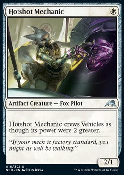 Hotshot Mechanic - Kamigawa: Neon Dynasty (Uncommon) [16]