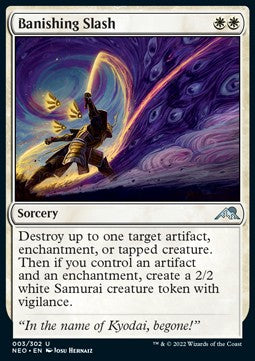 Banishing Slash - Kamigawa: Neon Dynasty (Uncommon) [3]