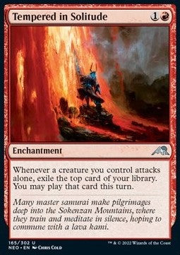 Tempered in Solitude - Kamigawa: Neon Dynasty (Uncommon) [165]