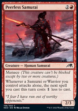 Peerless Samurai - Kamigawa: Neon Dynasty (Common) [156]