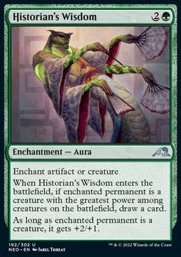 Historian's Wisdom - Kamigawa: Neon Dynasty (Uncommon) [192]