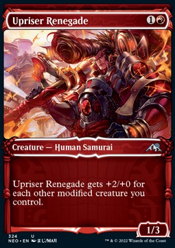 Upriser Renegade - Kamigawa: Neon Dynasty: Extras (Uncommon) [324]