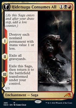 Hidetsugu Consumes All // Vessel of the All-Consuming (V.2) - Kamigawa: Neon Dynasty: Extras (Mythic) [486]