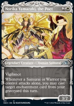 Norika Yamazaki, the Poet - Kamigawa: Neon Dynasty: Extras (Uncommon) [311]