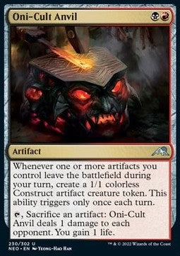 Oni-Cult Anvil - Kamigawa: Neon Dynasty (Uncommon) [230]