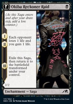 Okiba Reckoner Raid // Nezumi Road Captain - Kamigawa: Neon Dynasty (Common) [117]