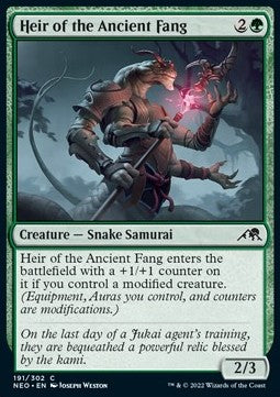 Heir of the Ancient Fang - Kamigawa: Neon Dynasty (Common) [191]