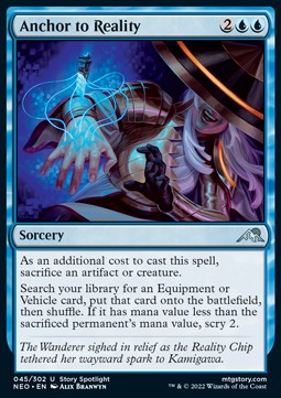 Anchor to Reality - Kamigawa: Neon Dynasty (Uncommon) [45]