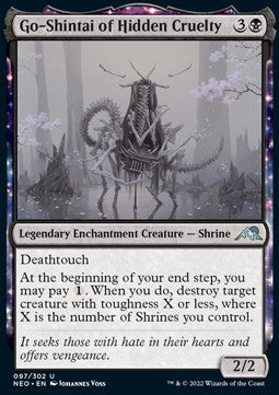 Go-Shintai of Hidden Cruelty - Kamigawa: Neon Dynasty (Uncommon) [97]