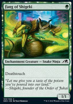 Fang of Shigeki - Kamigawa: Neon Dynasty (Common) [183]