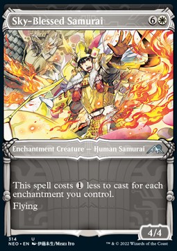 Sky-Blessed Samurai - Kamigawa: Neon Dynasty: Extras (Uncommon) [314]