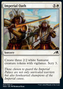 Imperial Oath - Kamigawa: Neon Dynasty (Common) [17]