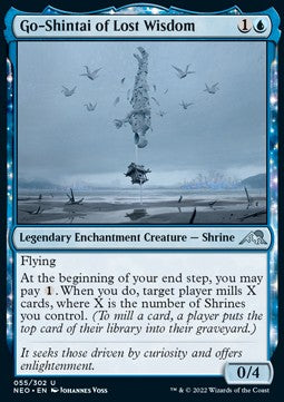 Go-Shintai of Lost Wisdom - Kamigawa: Neon Dynasty (Uncommon) [55]