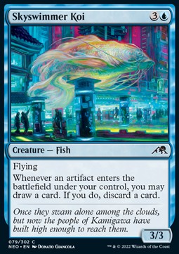 Skyswimmer Koi - Kamigawa: Neon Dynasty (Common) [79]