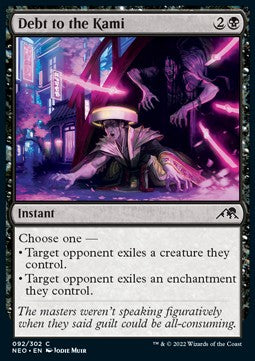 Debt to the Kami - Kamigawa: Neon Dynasty (Common) [92]