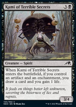 Kami of Terrible Secrets - Kamigawa: Neon Dynasty (Common) [105]