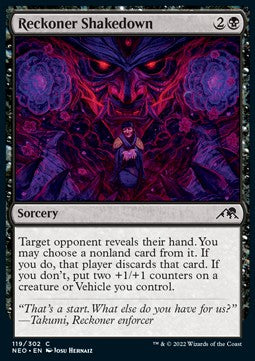 Reckoner Shakedown - Kamigawa: Neon Dynasty (Common) [119]
