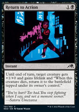 Return to Action - Kamigawa: Neon Dynasty (Common) [121]