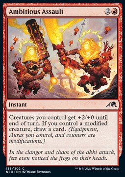 Ambitious Assault - Kamigawa: Neon Dynasty (Common) [133]