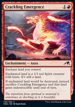 Crackling Emergence - Kamigawa: Neon Dynasty (Common) [136]