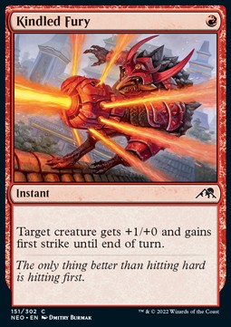 Kindled Fury - Kamigawa: Neon Dynasty (Common) [151]