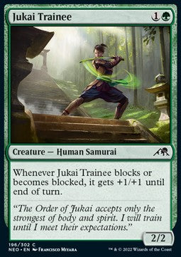 Jukai Trainee - Kamigawa: Neon Dynasty (Common) [196]