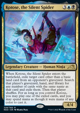 Kotose, the Silent Spider - Kamigawa: Neon Dynasty (Rare) [228]