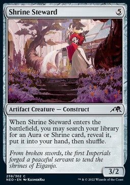 Shrine Steward - Kamigawa: Neon Dynasty (Common) [259]