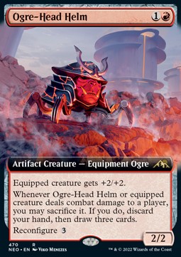 Ogre-Head Helm (V.2) - Kamigawa: Neon Dynasty: Extras (Rare) [470]