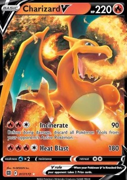 Charizard V - Brilliant Stars (Ultra Rare) [BRS-017]